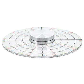 Керамични кръгли разделител керамика измервателен инструмент диск глина порцелан шаблон акрилни инструменти декоративни DIY