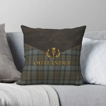 Кожен Outlander площад калъфка полиестер бельо отпечатани цип декоративни диван възглавница покритие
