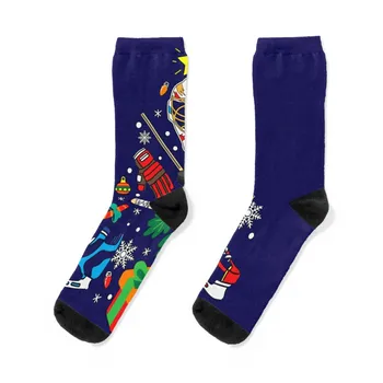 Коледа любители на хокей Чорапи тенис отвесни чорапи зимни чорапи мъжки чорапи дамски