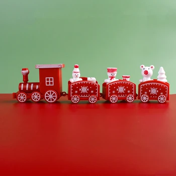 Коледа украшение играчка изящни Коледа влак орнамент фестивал тема Коледа рожден ден парти декорация Честита Нова Година 2024
