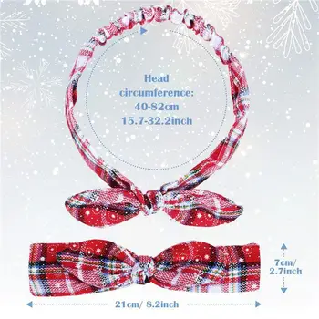 Коледна украса за коса за дома Коледни подаръци Нова година Снежинка Коледа Аксесоари за лента за глава Коледа
