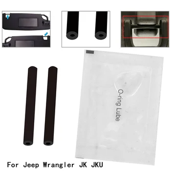 Комплект за ремонт на сенника ляв и десен сенник-черен за Jeep Wrangler JK JKU Sunvisor Sun Visor Директна подмяна