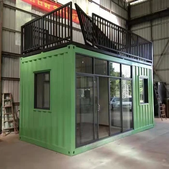 Контейнер стая закалено стъкло контейнер, открит прост под-офис, мобилна къща, вила персонализиране