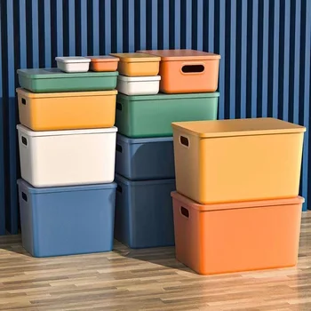 Кутия за съхранение, многофункционална кутия за съхранение, сортиране на отломки, пластмасова кошница за съхранение, общежитие от съществено значение UISE1108