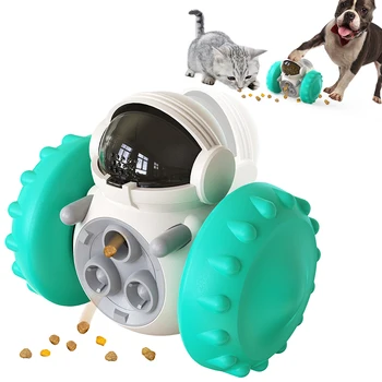 Куче лечение изтичане играчка за малки големи кучета Tumbler интерактивни играчки кученце котка бавно хранене хранилка дозатор IQ обучение аксесоари