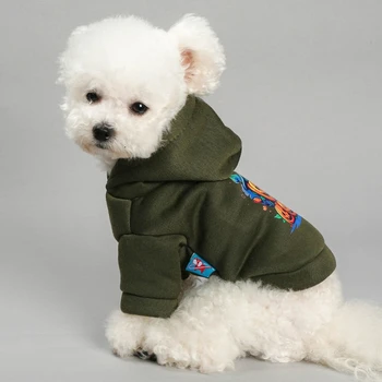 Кучета Хелоуин суитчър печат пуловер качулка риза куче костюм пролетта дишаща пуловер кучета котки дрехи домашни любимци доставка