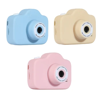 Мини микро камера играчка многофункционална детска селфи камера играчка преносима цифрова видеокамера играчка с ремък за деца празнични подаръци