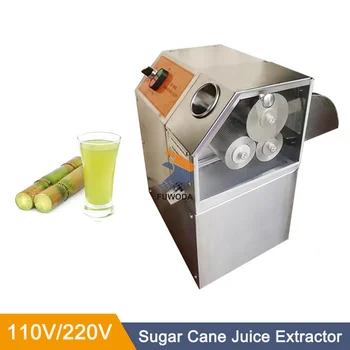  Многофункционална екстрактор за сок от захарна тръстика от неръждаема стомана Squeezer Сокоизстисквачка за захарна тръстика 400w Търговска машина за сок от захарна тръстика