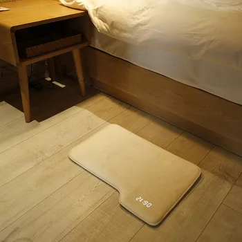  Модернизиран чувствителен на натиск будилник интелигентен електронен цифров часовник килим спалня против плъзгане подложка против сънливост