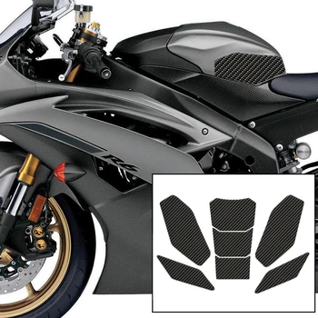 Мотоциклет протектор против приплъзване резервоар подложка стикер газ коляното сцепление сцепление страна Decal за Yamaha YZF-R6 2008- 2016 YZF R6
