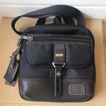Мъжка чанта за рамо 222304 балистичен найлон нов случаен малък квадрат чанта бизнес мода пратеник чанта