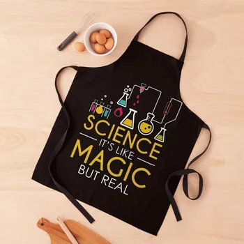 Науката е като магия, но реална | наука| подарък за вашите деца или ученициПрестилка готвач престилка престилка дами