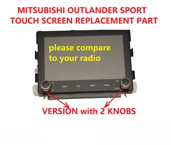 Нов 8'' сензорен екран дигитайзер за 2020 2021 2022 MITSUBISHI Outlander 8740a130 8740A040 2 KNOBS радио DVD плейър GPS навигация
