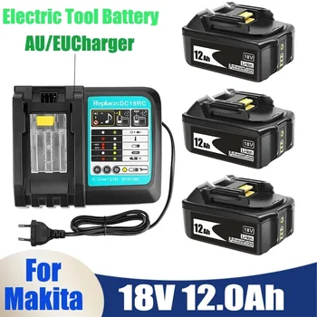 Нова Makita 18V 12.0Ah литиево-йонна батерия акумулаторна батерия Последна надстройка BL1860 18V BL1840 BL1850 BL1830 BL1860B LXT40
