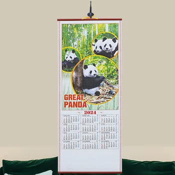 Новогодишен календар Традиционен календар Драконов отпечатан календар Стенен висящ календар