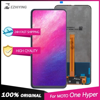 оригинал за Motorola Moto One Hyper LCD без рамка дисплей сензорен екран дигитайзер за MOTO One Hyper XT2027 LCD дисплей