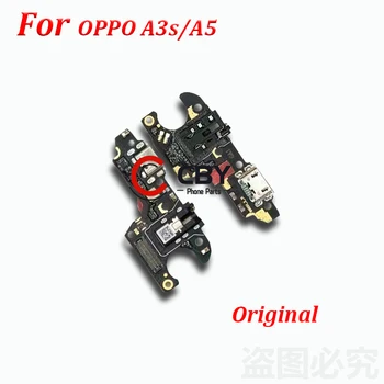 оригинал за OPPO A3s A5 USB док конектор за зареждане Порт съвет Flex кабел резервни части