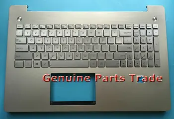 Оригинален 95%NEW Оригинал за ASUS N550 N550JV N550J N550X клавиатура с палмпоста US Версия сребро