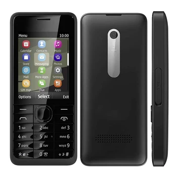 Оригинален използван 301 мобилен мобилен телефон 3MP отключен 3G 2G GSM 850/900/1800/1900 единична / двойна SIM карта. Произведено във Финландия на 2013 година