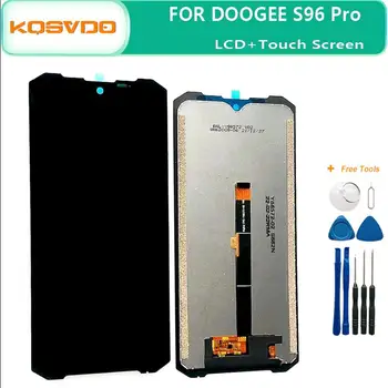 Оригинален нов за Doogee S96 Pro LCD дисплей подмяна LCD екран и дигитайзер Пълен монтаж за ремонт на мобилни телефони S96 Pro