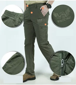 Панталони Водоустойчив товар Мъжки тактически мъжки панталони Лек летен бърз Casual военна армия стил мъжки сух