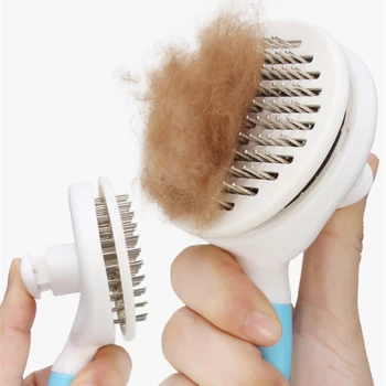 Почистване на домашни любимци Четка за коса Гребен Бързо почистване на къса коса Дълга коса Консумативи за домашни любимци