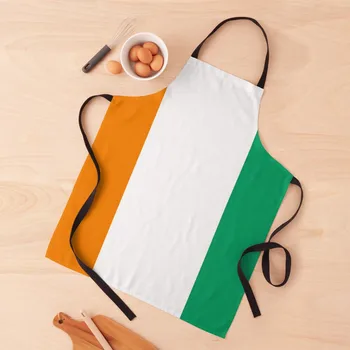 Превъзходно знаме на Кот д'Ивоар и неговите оранжеви, бели и зелени цветове. Престилка престилка кухня човек престилка за нокти стилист