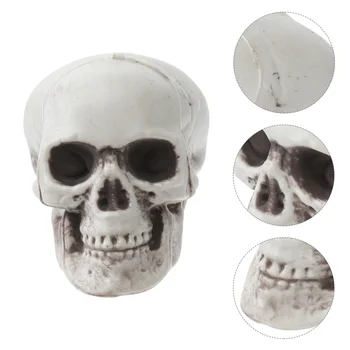реалистичен пластмасов череп мини ужасяваща челюст Хелоуин ректор орнамент Хелоуин парти декорация