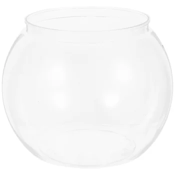 Резервоар купа ваза пластмаса Бета кръг терариум плантатор балон хидропонни аквариум глобус купи ясно златни рибки пот бюро плот