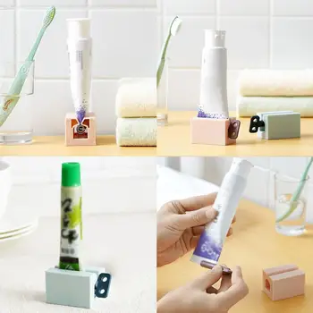 Ръчно Мързелив дозатор за паста за зъби Tube Squeezer ABS Инструменти за изстискване Почистващ препарат за лице Козметична боя Squeezer Tube Wringer