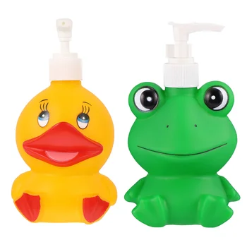 сладък дозатор за сапун карикатура жаба палуба лосион за баня лосион помпа бутилка ръчен сапун контейнери душ гел