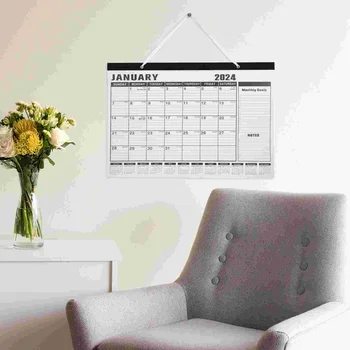 Стенен календар Офис висящ календар Английски месечен календар Офис висящ календар
