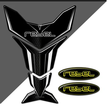 Стикери за подложки за резервоари Стикер емблема лого протектор мазут комплект коляно за HONDA Rebel CMX CM 500 CMX500 CM500 Rebel500