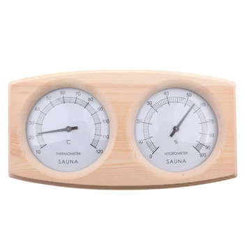 Термометър за сауна Измерване на температурата на вътрешната влажност Тестер метър Аксесоари за сауна Домакински температурен влагомер