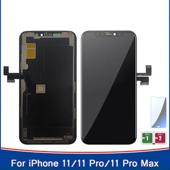 Тест INCELL OLED дисплей за iPhone 11 11Pro 11 Pro Max LCD дисплей сензорен екран дигитайзер събрание подмяна + закалено стъкло
