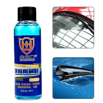  Течност за почистване на автомобилни стъкла 60ML Висока концентрация на чистачките Дълготрайна шайба на предното стъкло Очевиден ефект на обеззаразяване