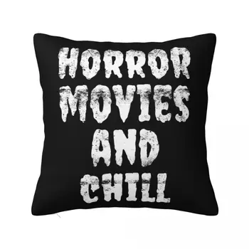 Филми на ужасите и Chill Throw Pillow Room декориране на елементи Луксозна възглавница Калъфка за легло аниме момиче
