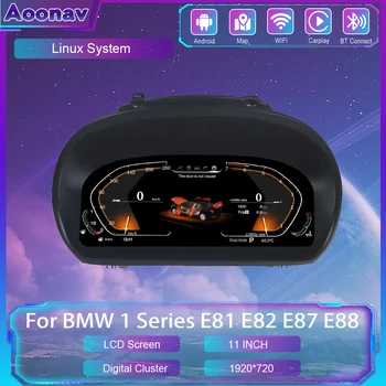 Цифрово табло за BMW Серия 1 120i E81 E82 E87 E88 2004 2005 -2011 Инструментален клъстер Кристален панел Скоростомер LCD екран