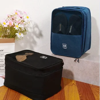  Чанта за обувки за пътуване с голям капацитет и може да бъде поставена в количка кутия за съхранение на чанта за обувки капак чанта за съхранение на обувки