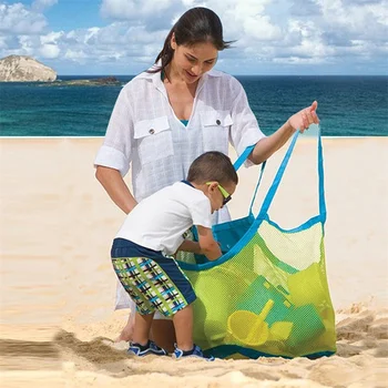 Чанта Изключително големи мрежи чанта за съхранение Sundries на открито окото плажна чанта класически плуване детски играчка съхранение чанта мода нов