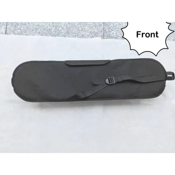 Черна многофункционална удебелена чанта - практична и модерна превъзходна материя с регулируеми и подсилени презрамки