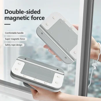четка 3-30mm странични магнитни инструменти за почистване на прозорци прозорци за почистване на домакински перални чистачки двойно стъкло за почистване
