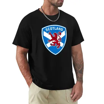 Шотландски лъв & флаг тениска извънгабаритни тениски Естетическо облекло тежка категория тениски възвишена тениска тениска мъже