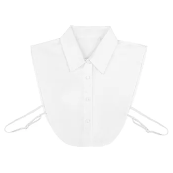 Яка Подвижни ризи Яка Фалшива риза Яка за и Риза Блуза Декорация ( Бяла )
